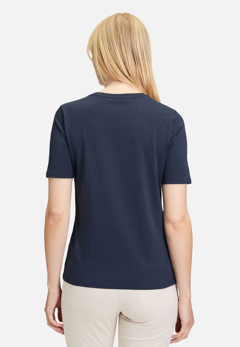Tailliertes Grafik-T-Shirt mit Glitzer