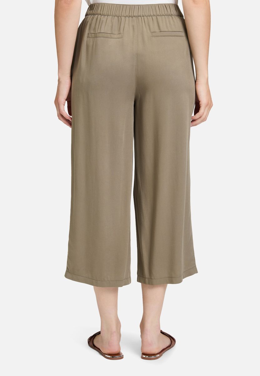 Lässige High-Waist Culotte-Hose