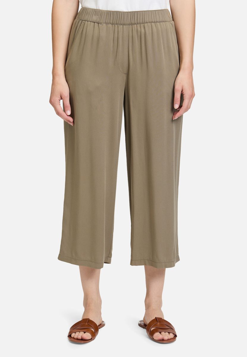 Lässige High-Waist Culotte-Hose