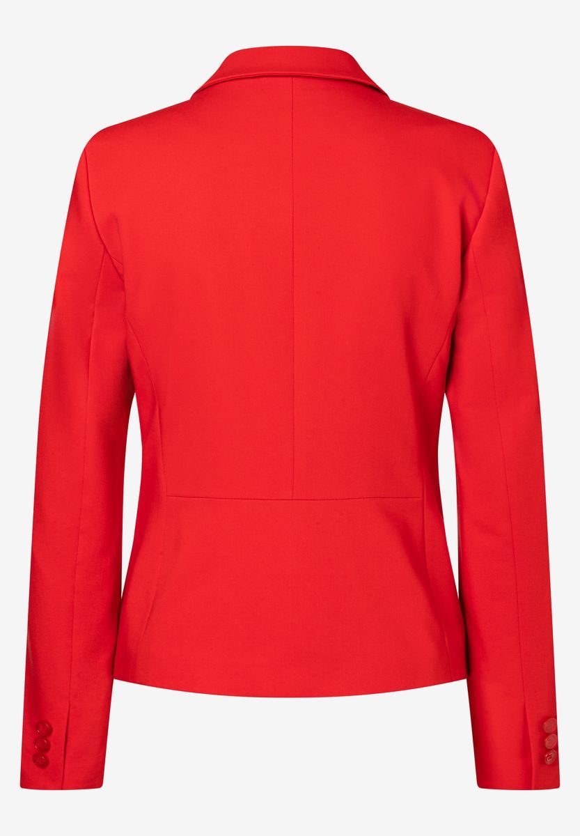 Taillierter Zwei-Knopf-Blazer mit Taschen