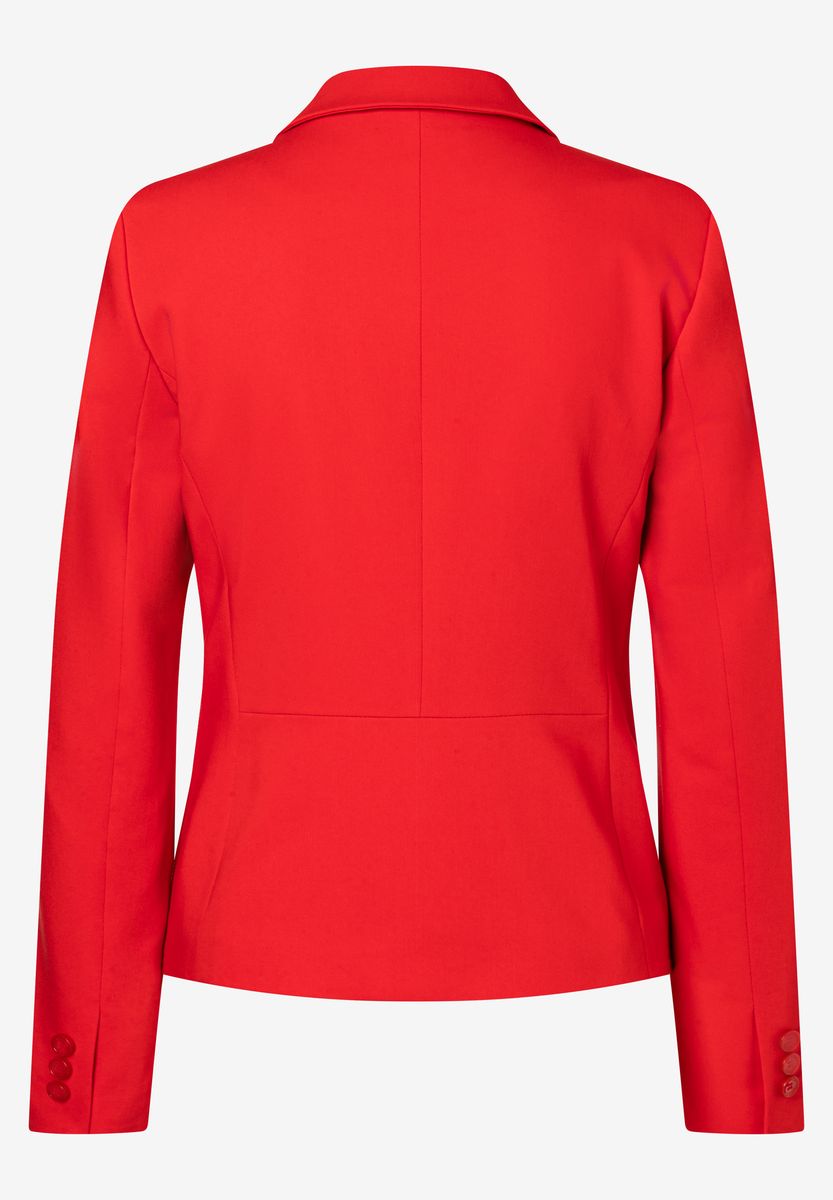 Taillierter Zwei-Knopf-Blazer mit Taschen