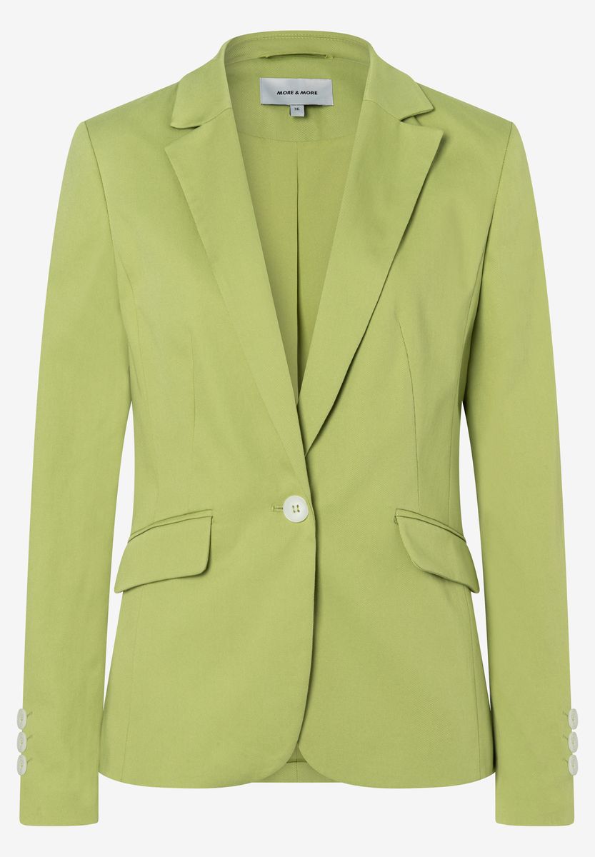 Taillierter Zwei-Knopf-Blazer mit Taschen