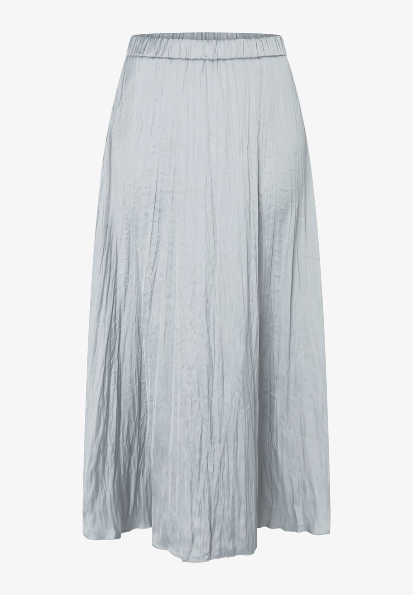 Satin-Midi in Crash-Optik