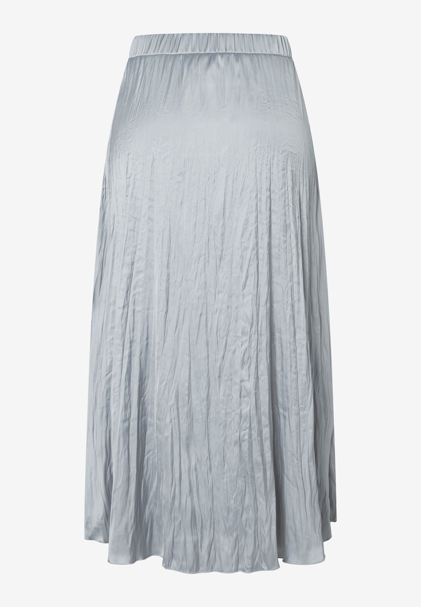 Satin-Midi in Crash-Optik