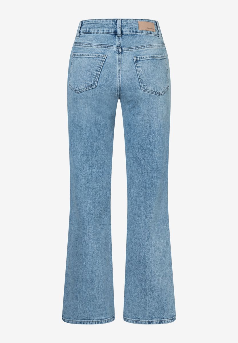 High-Waist Marlene Jeans mit weitem Bein
