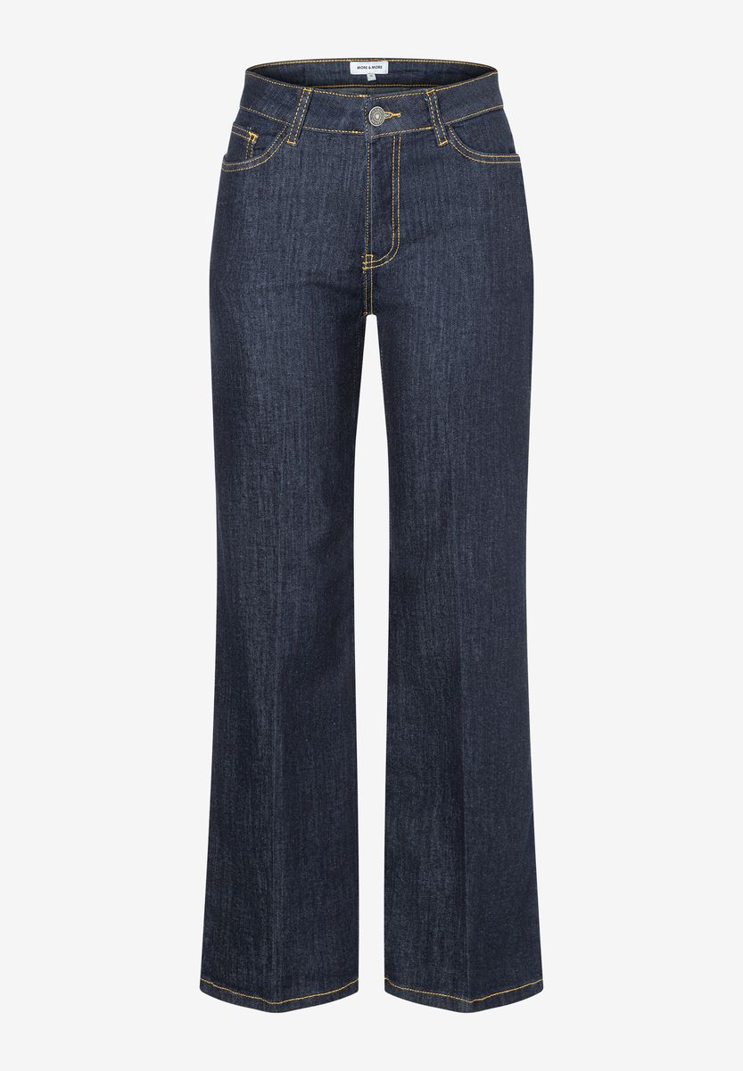 High-Waist Marlene Jeans mit weitem Bein