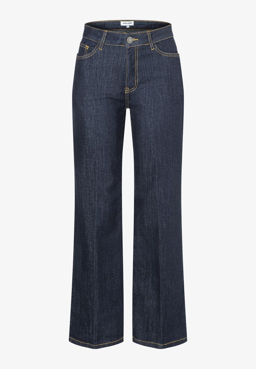 High-Waist Marlene Jeans mit weitem Bein