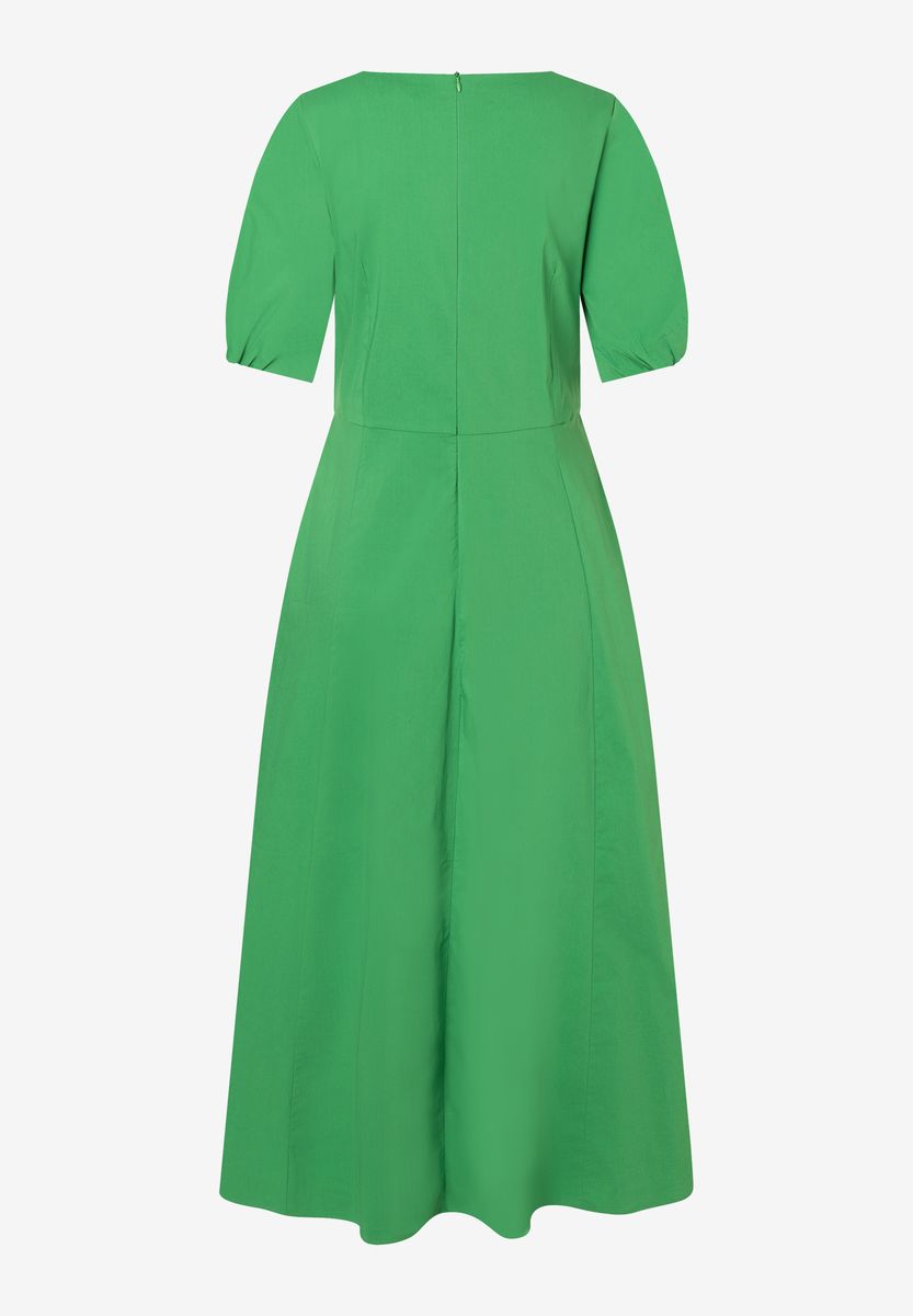 Fließendes Maxikleid mit Puffärmeln