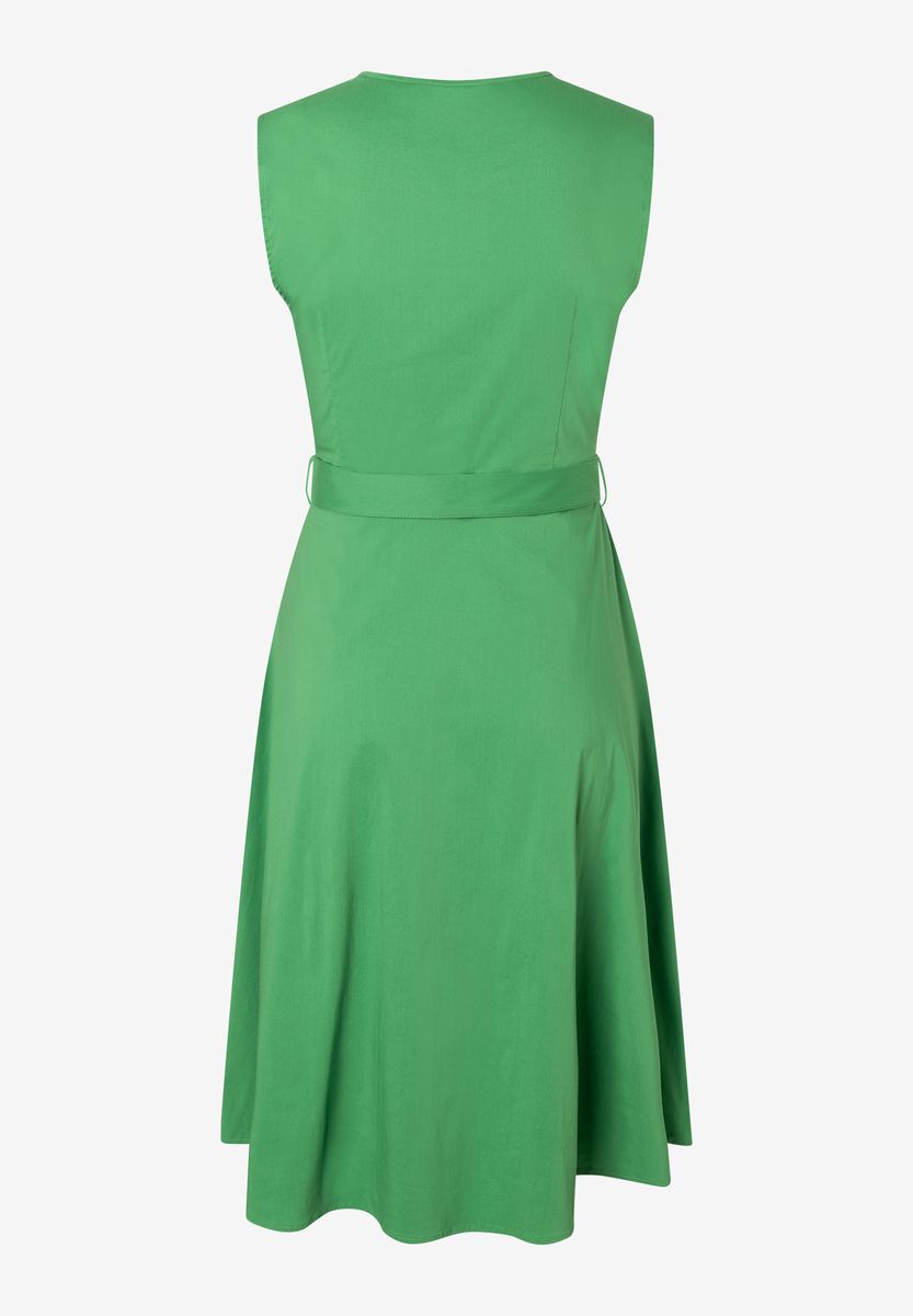 Ärmelloses Midikleid in Wickeloptik