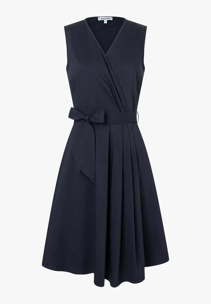 Ärmelloses Midikleid in Wickeloptik