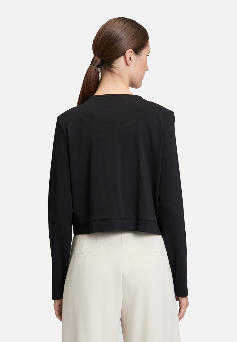 Verzierte kurze Shirtjacke