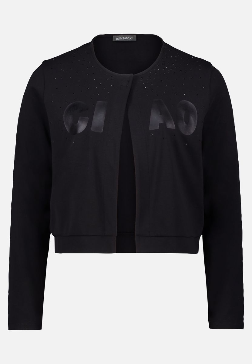 Verzierte kurze Shirtjacke