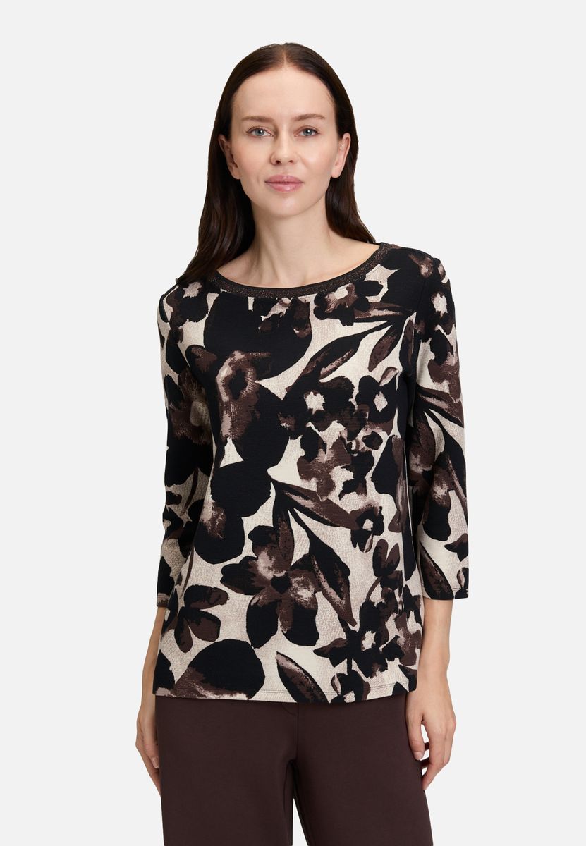 Sweatshirt mit floralem Muster