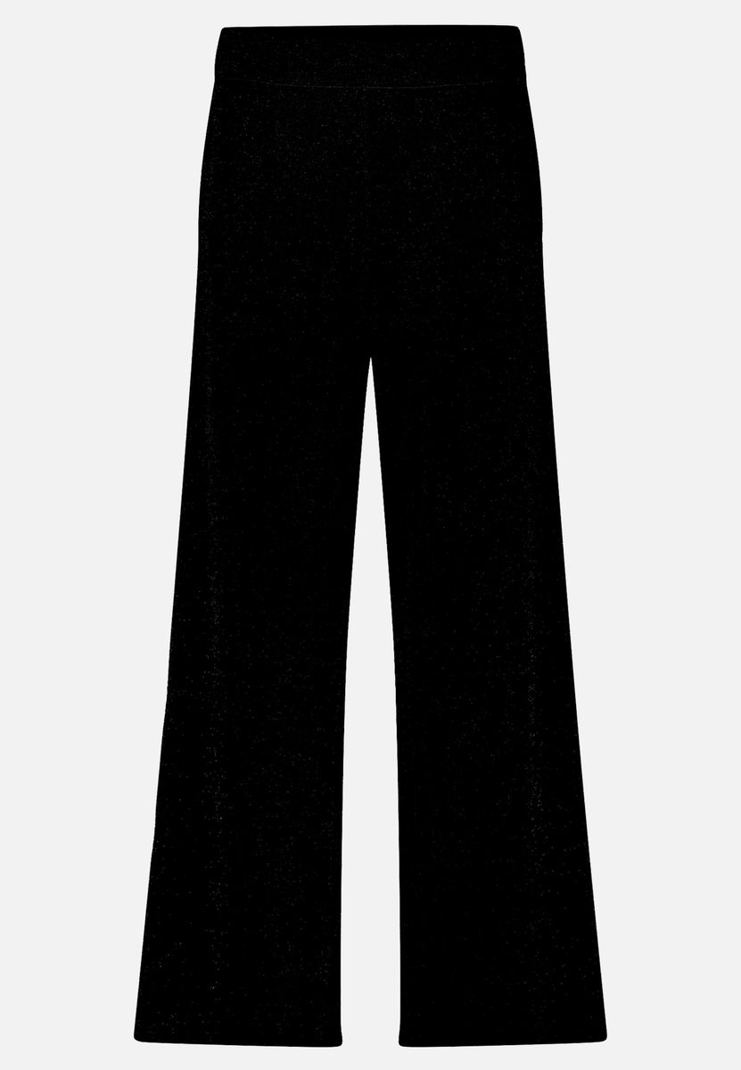 Glitzernde Marlene-Hose mit hohem Bund