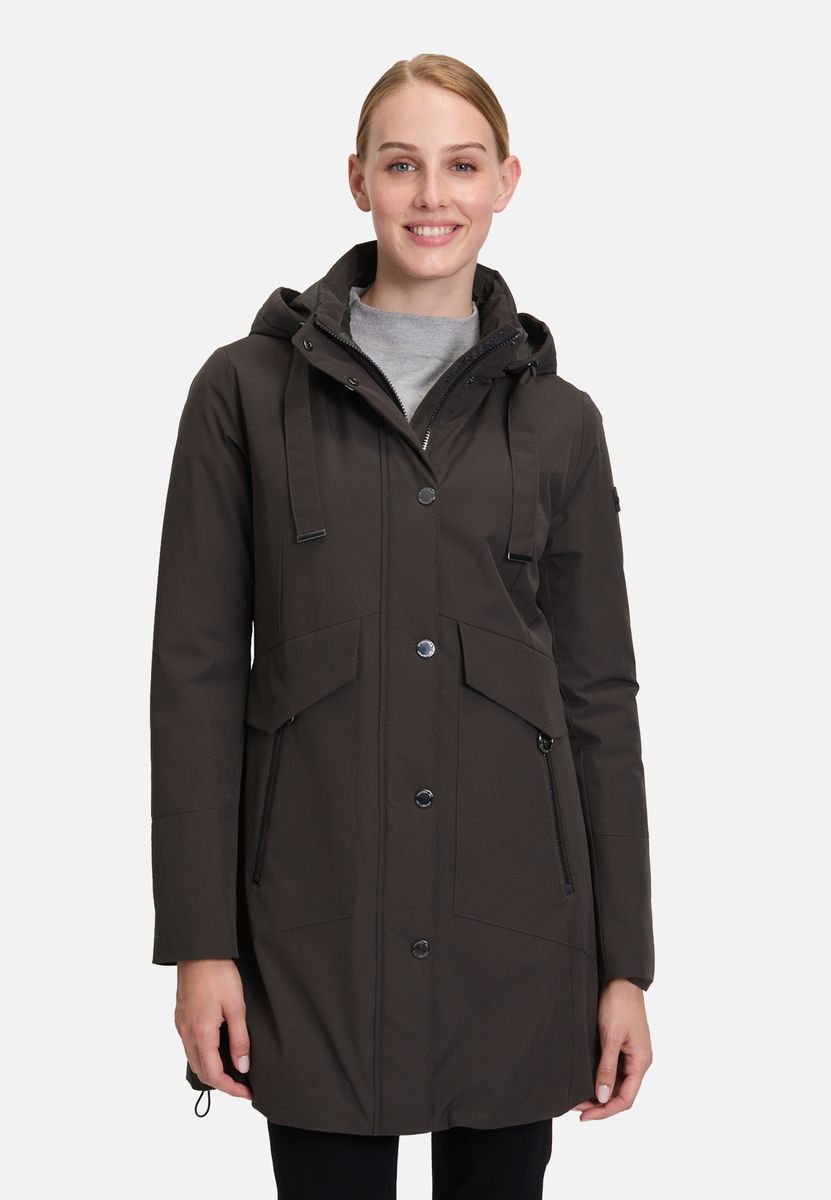 Sportlicher wetterfester Parka mit Kapuze