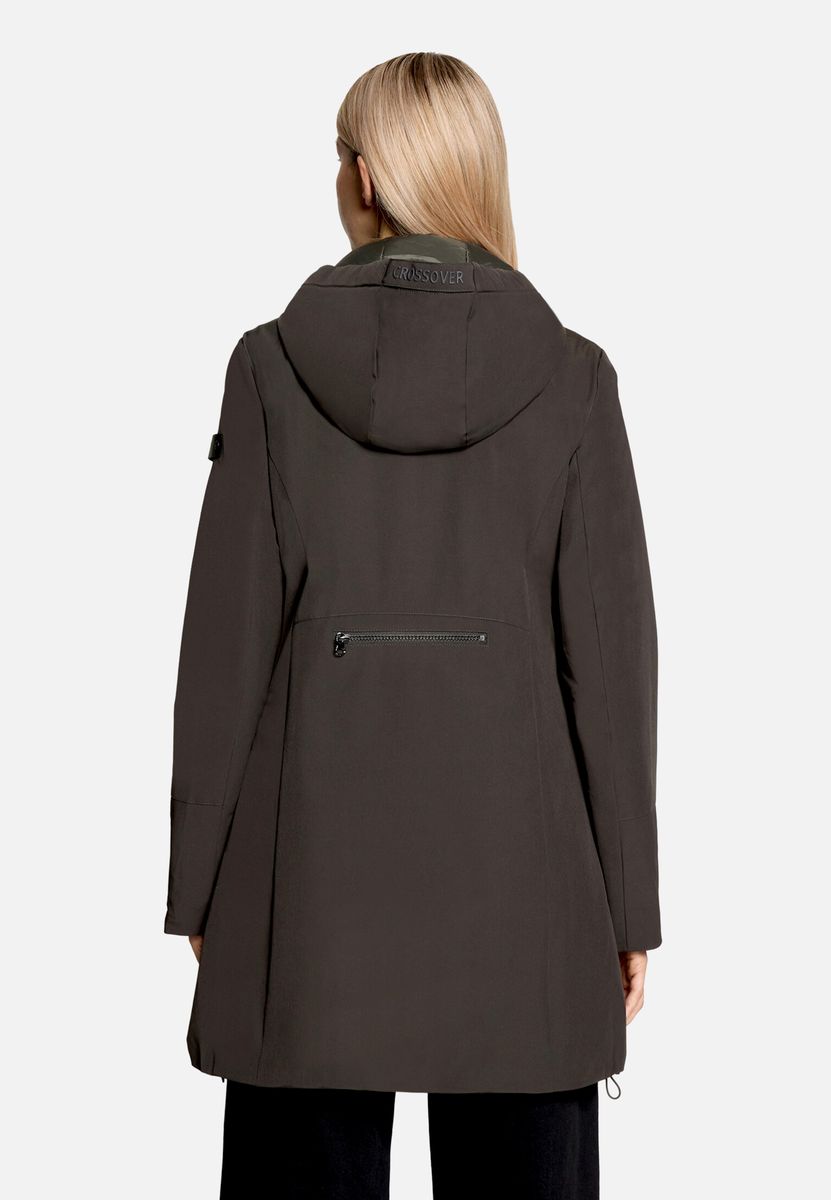 Sportlicher wetterfester Parka mit Kapuze