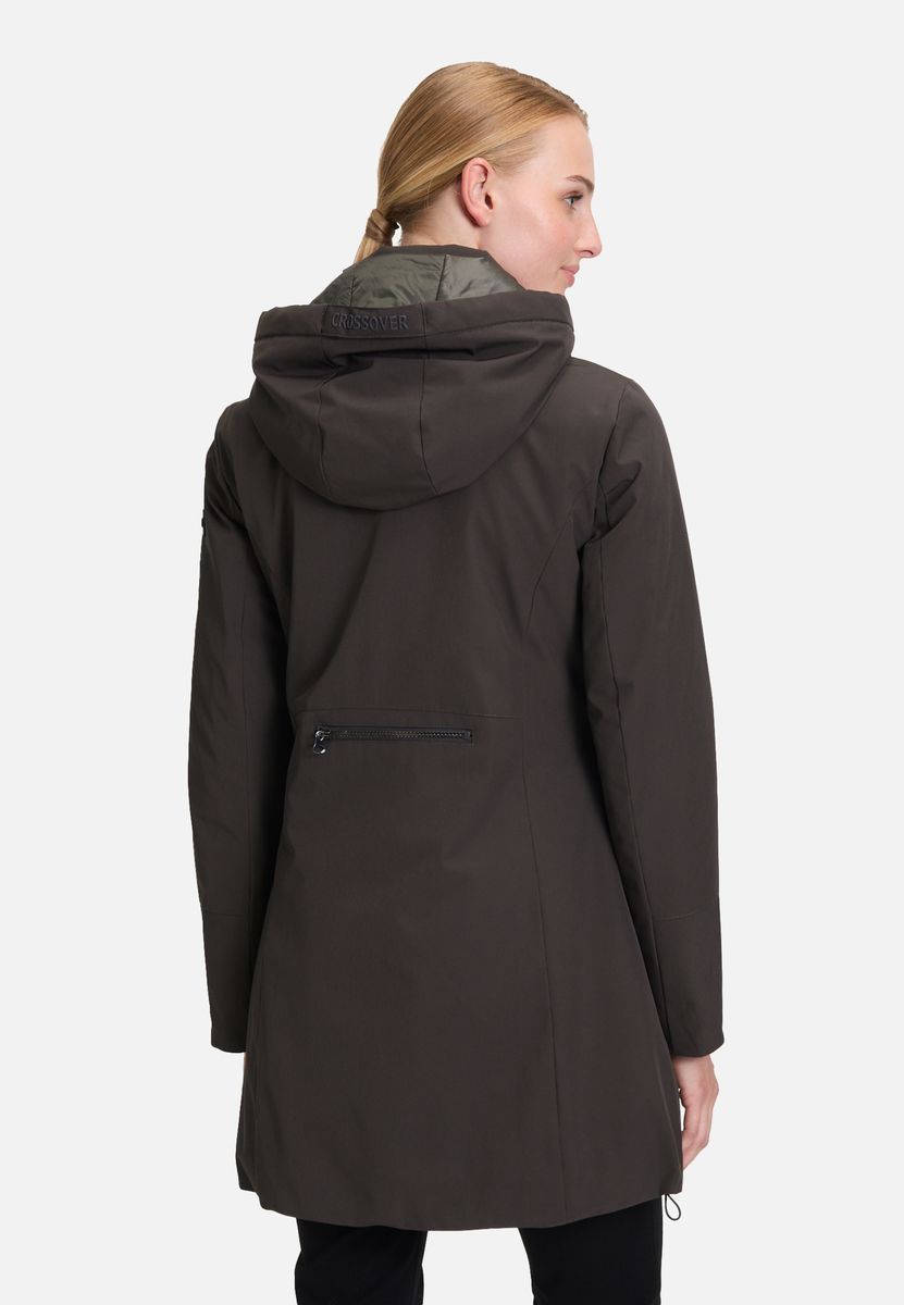 Sportlicher wetterfester Parka mit Kapuze