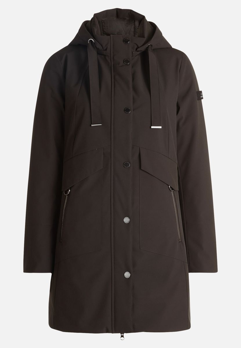 Sportlicher wetterfester Parka mit Kapuze