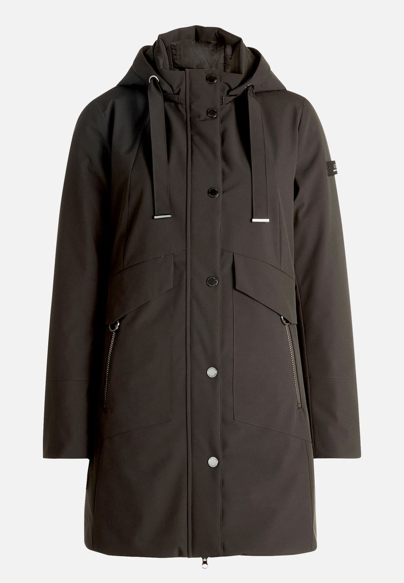 Sportlicher wetterfester Parka mit Kapuze