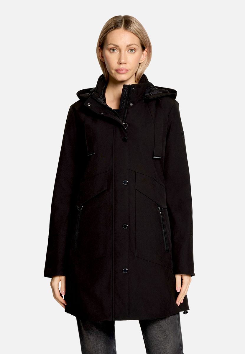 Sportlicher wetterfester Parka mit Kapuze