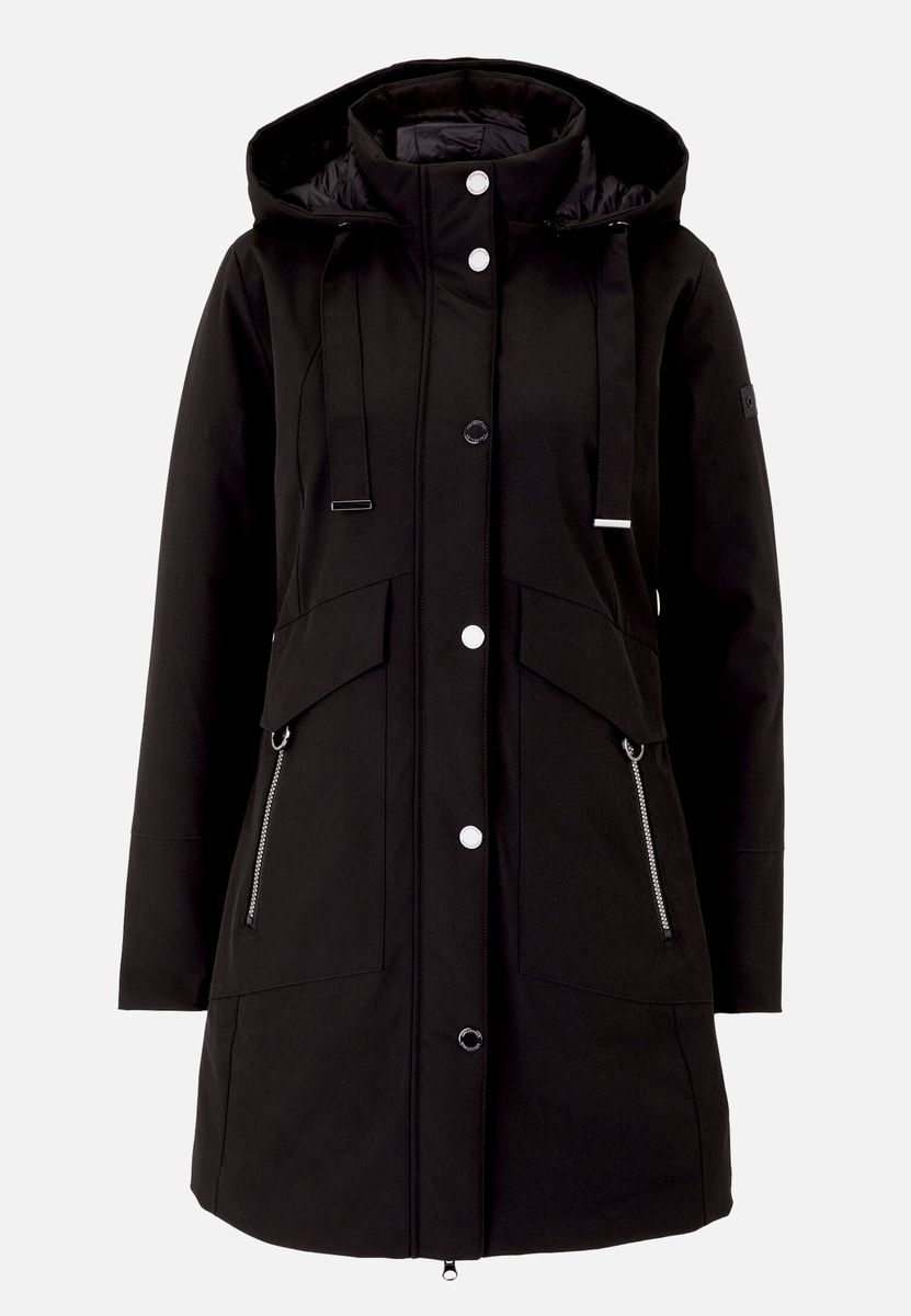 Sportlicher wetterfester Parka mit Kapuze