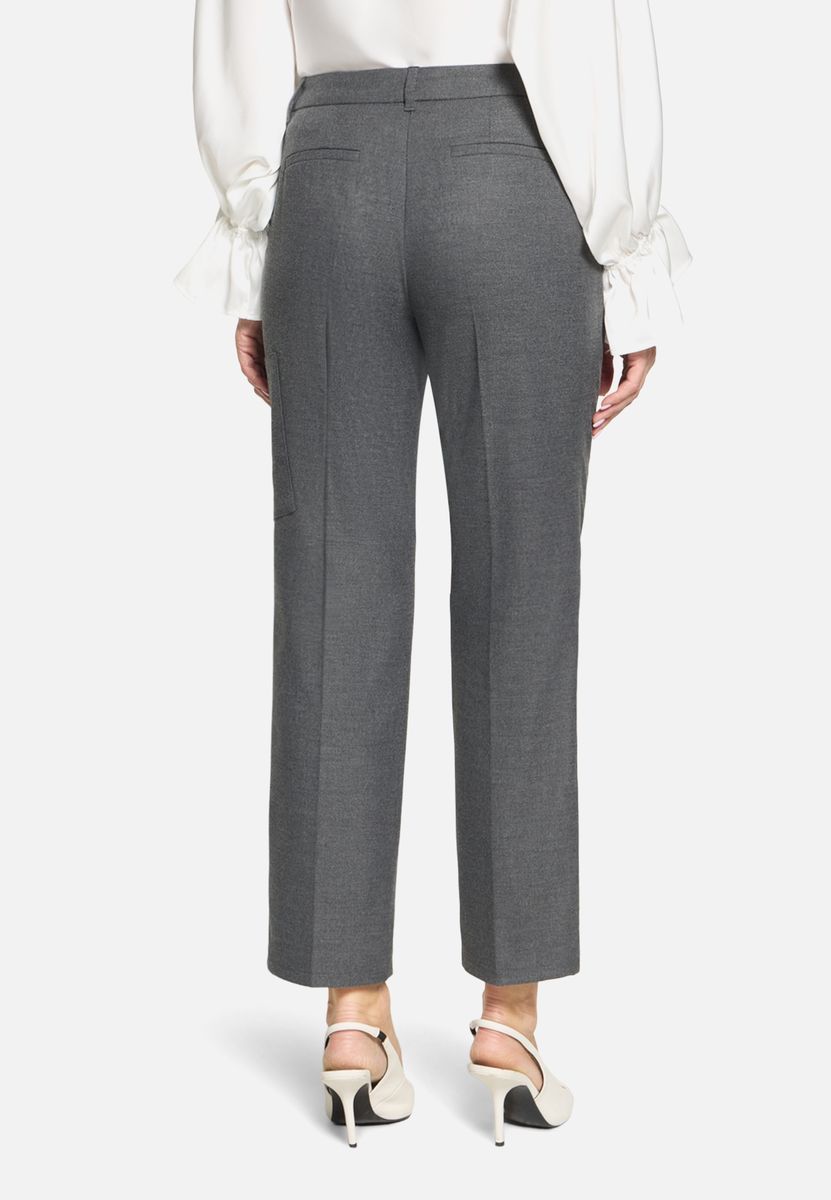Relaxed Fit Hose mit Bügelfalte