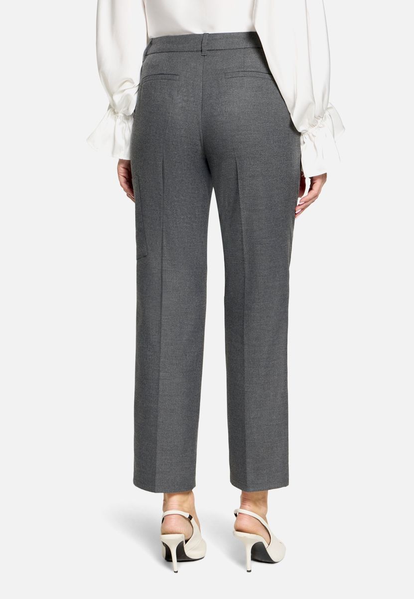 Relaxed Fit Hose mit Bügelfalte