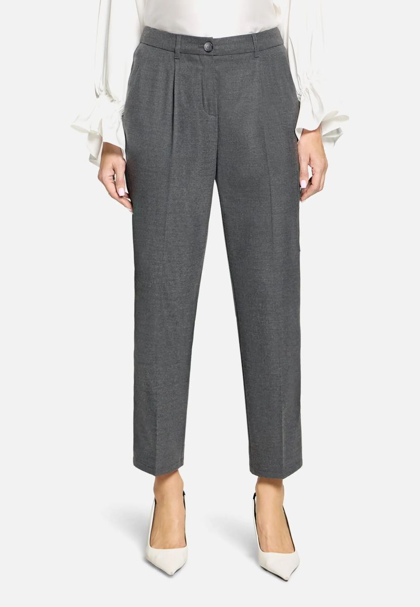 Relaxed Fit Hose mit Bügelfalte