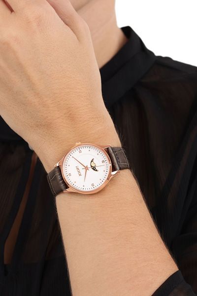 Elegante Armbanduhr mit Mondphase