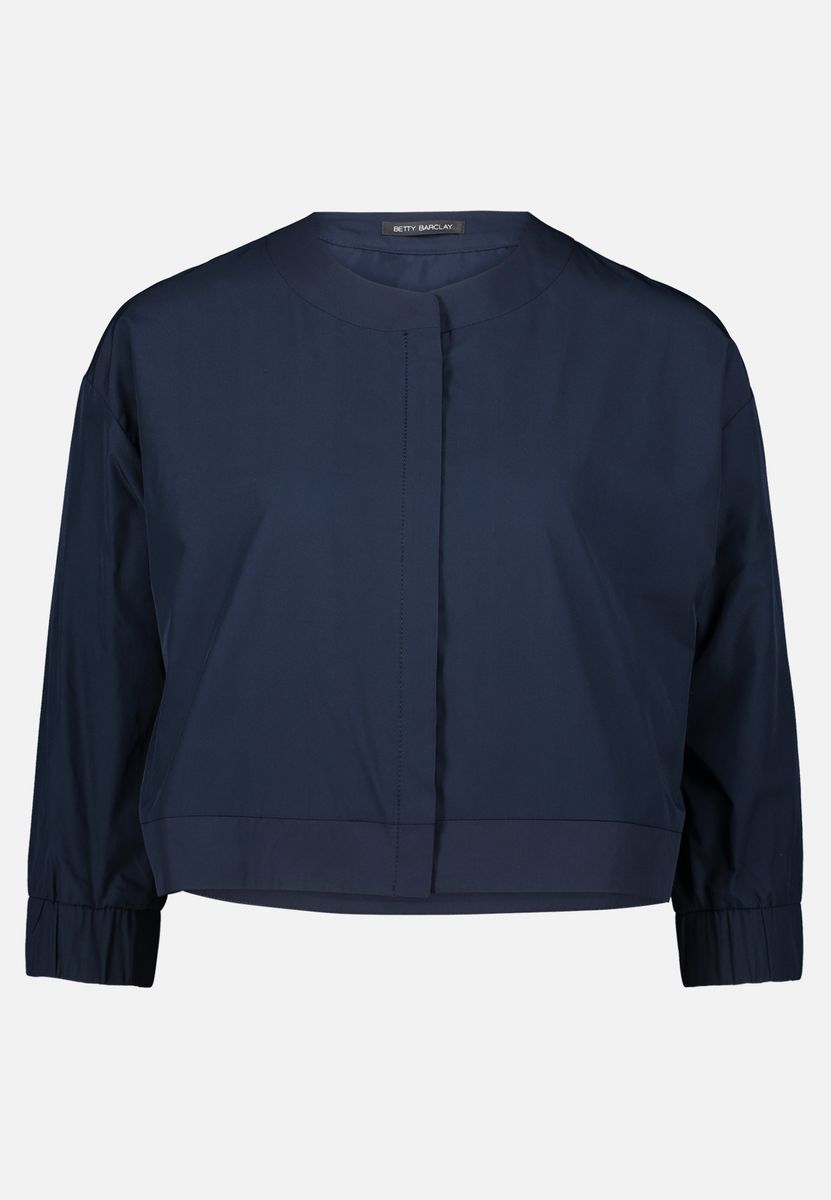 Minimalistische Blousonjacke mit 3/4-Arm