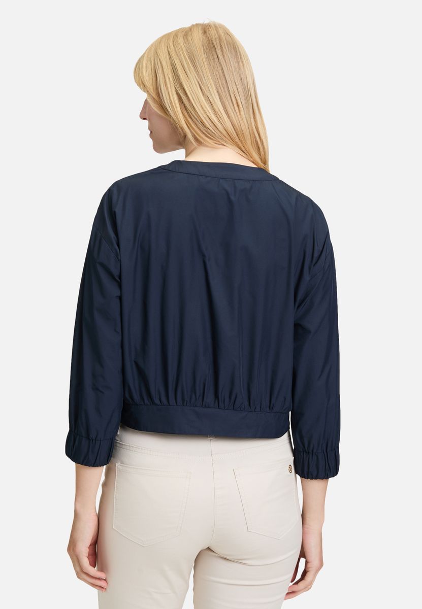 Minimalistische Blousonjacke mit 3/4-Arm