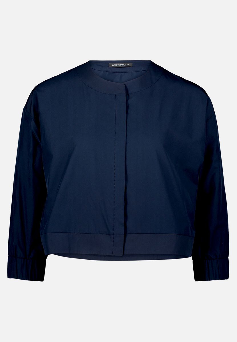 Minimalistische Blousonjacke mit 3/4-Arm