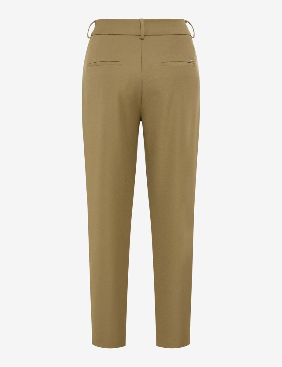 Tapered Flatfront-Hose mit Bundfalte