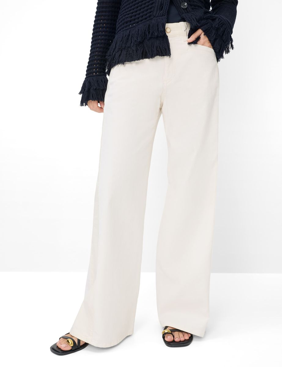 High-Waist Wide-Leg Five-Pocket-Denim