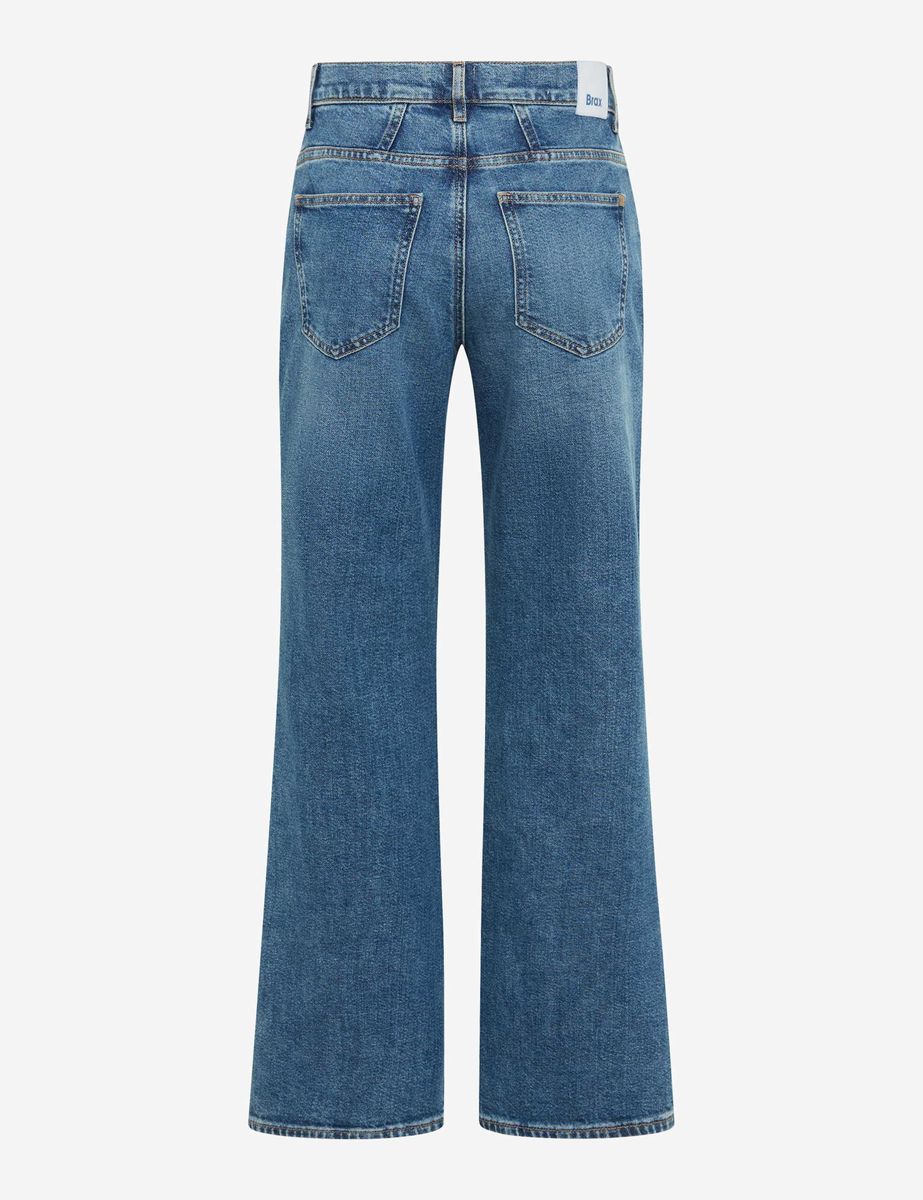 Vintage-Denim mit weitem Bein