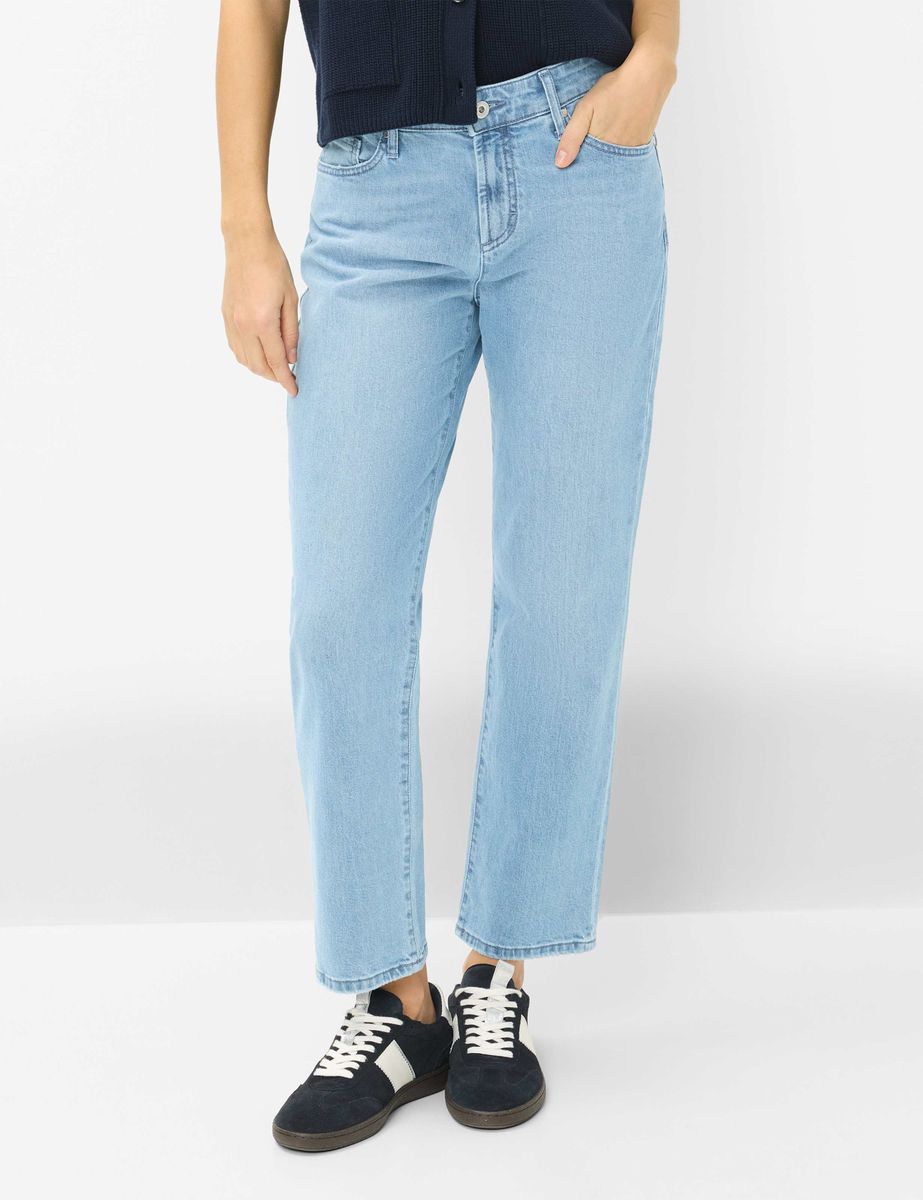 Klassische Straight-Fit Denim-Jeans