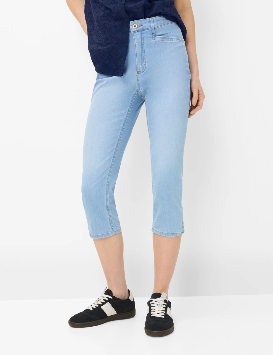 High-Rise Mary C Capri-Jeans