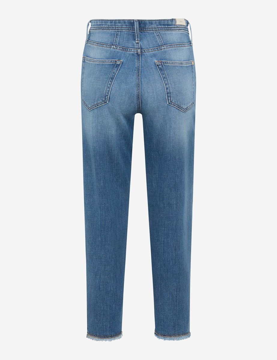 Tapered-Fit-Jeans mit Distressed-Details