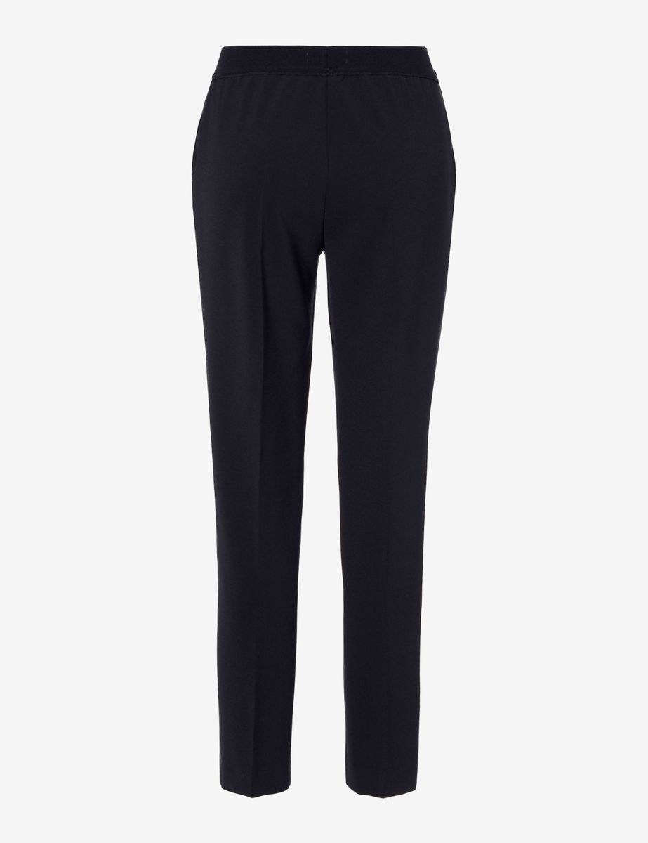 Slim-Fit Schlupfhose aus Crêpe