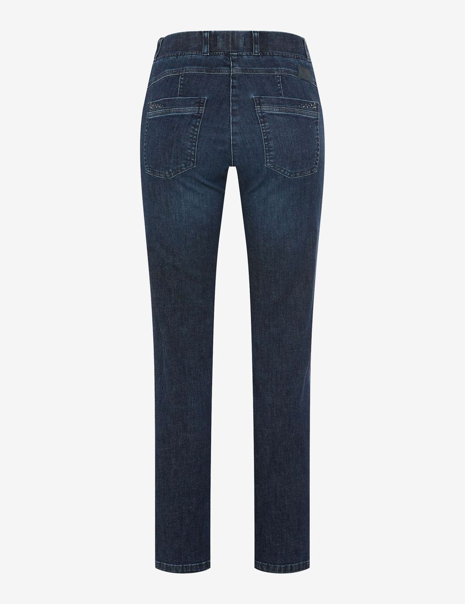 Schlank geschnittene Denim-Schlupfhose