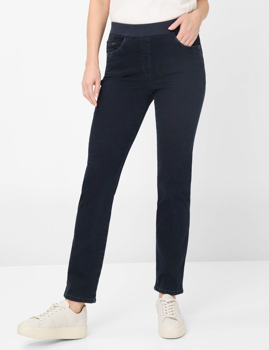 Slim Fit Denim Schlupfhose