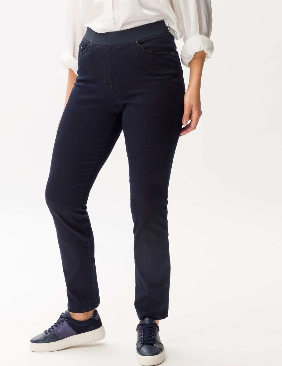 Slim Fit Schlupfhose aus Denim