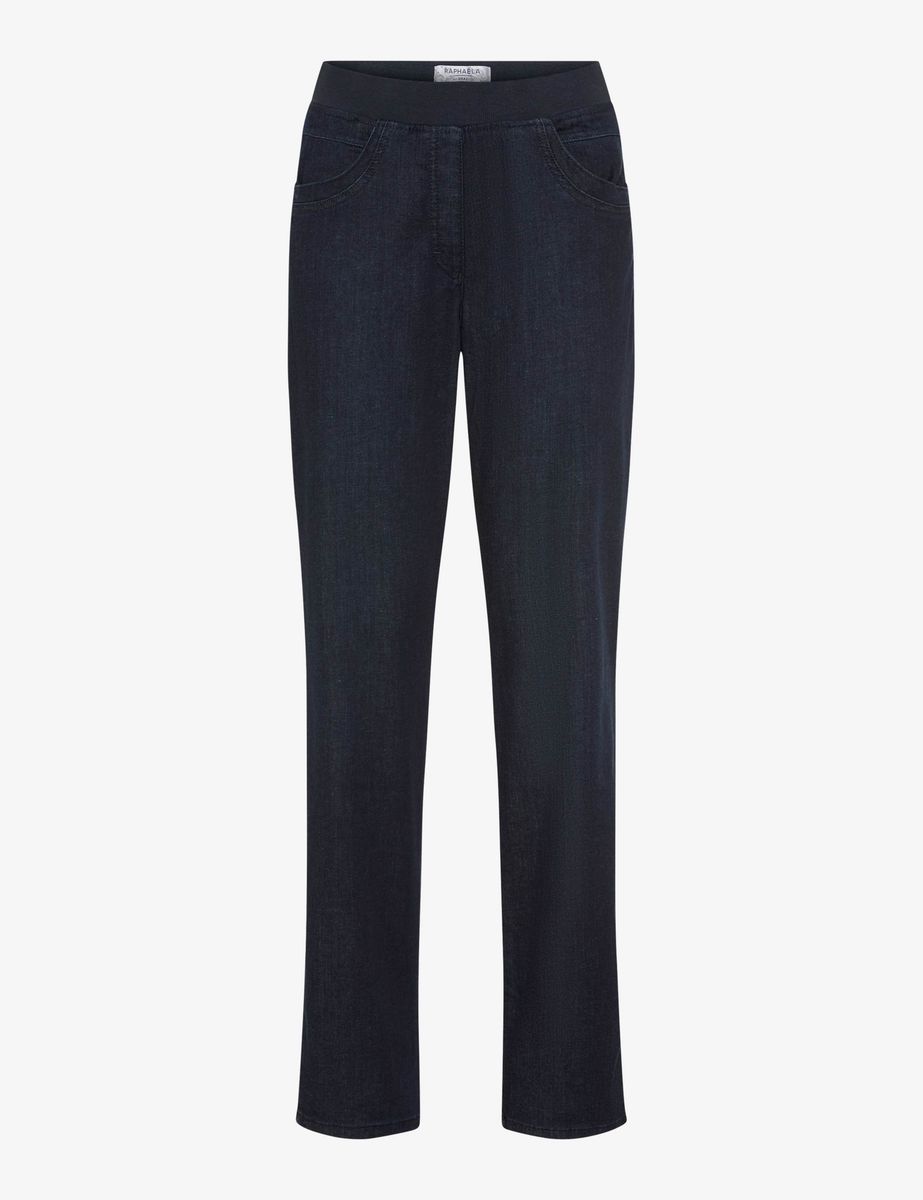 Bequeme Gerade Jeans mit Elastikbund