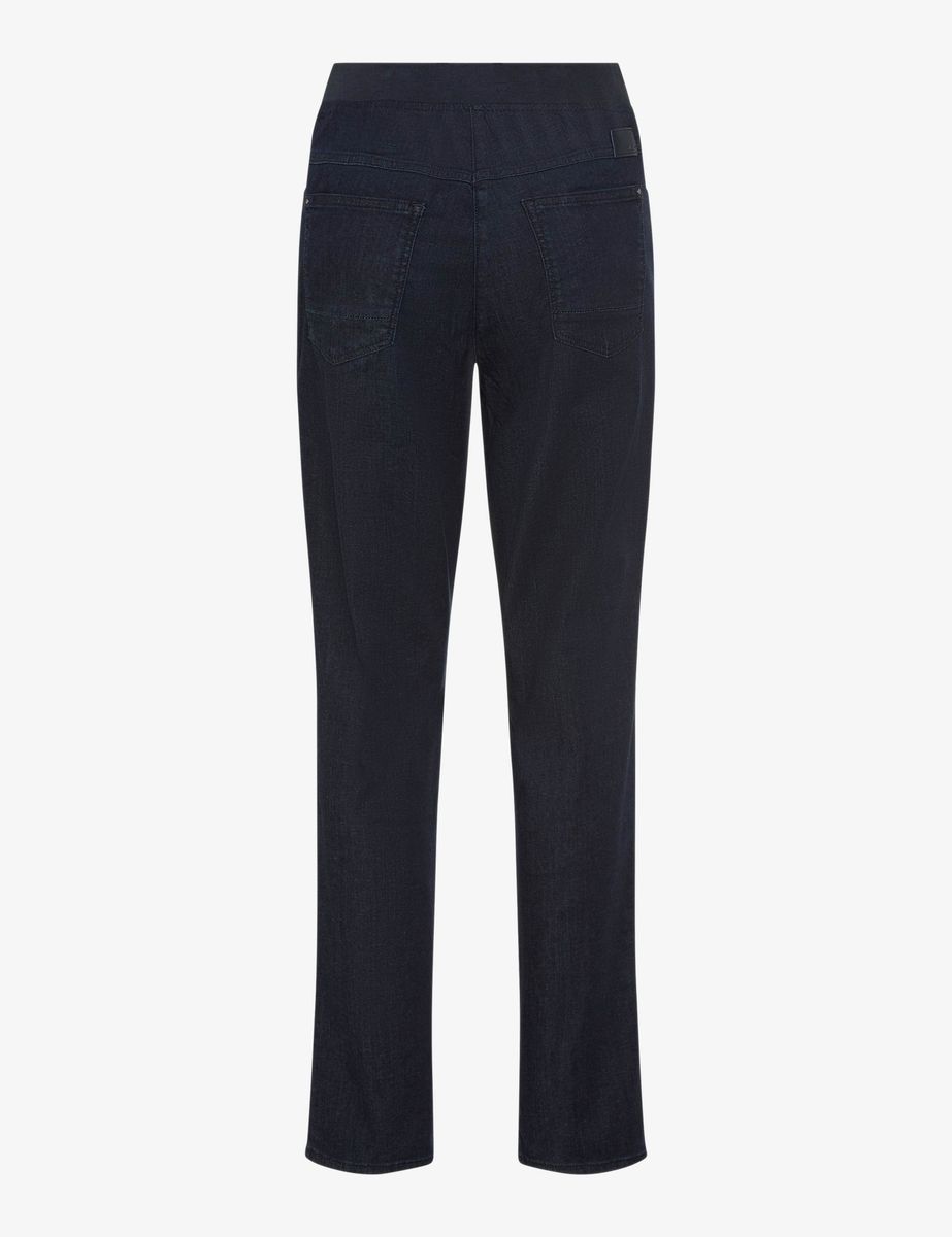 Bequeme Gerade Jeans mit Elastikbund