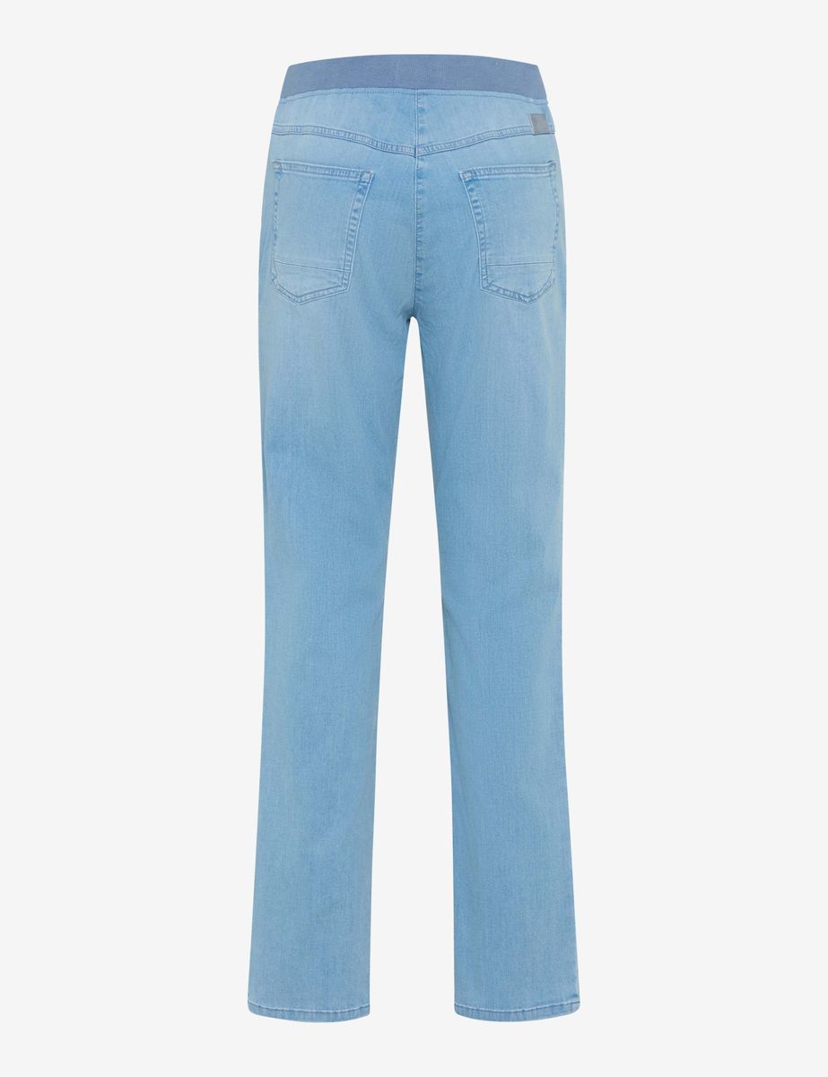 Komfortable Schlupfhose in Denim-Optik