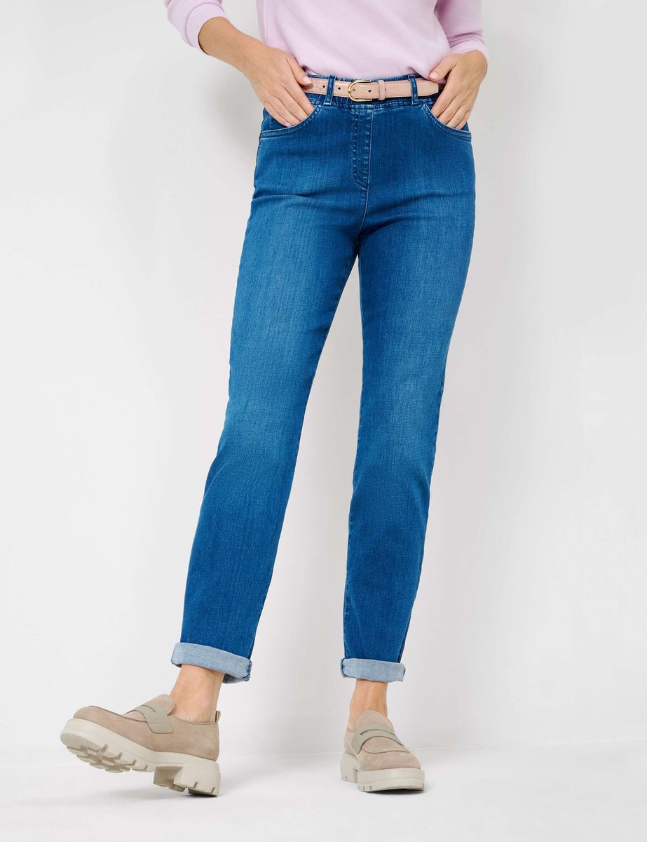 Super Slim Fit Denim-Schlupfhose