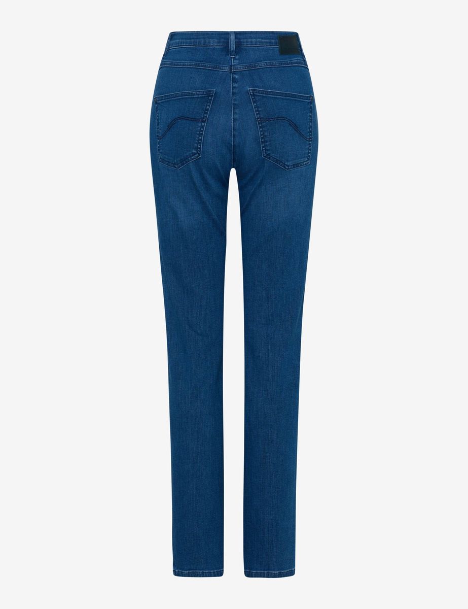 Slim-Fit Jeans mit hoher Taille
