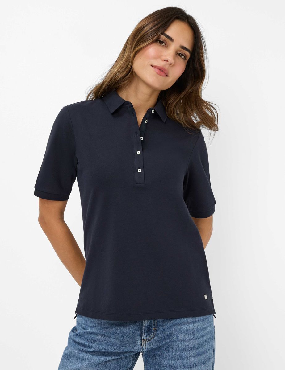 Klassisches Kurzarm-Piqué-Poloshirt