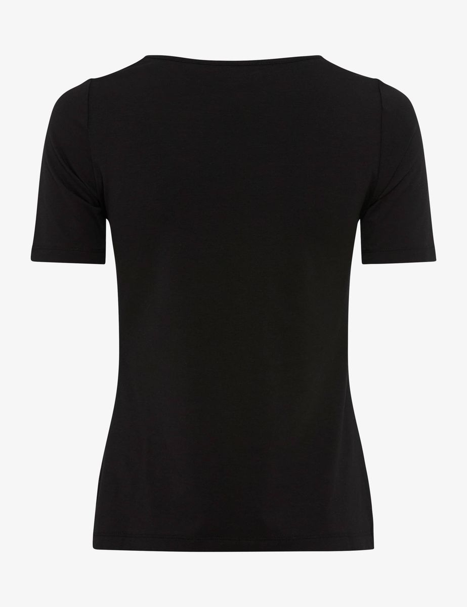 Klassisches Jersey-T-Shirt mit Rundhalsausschnitt