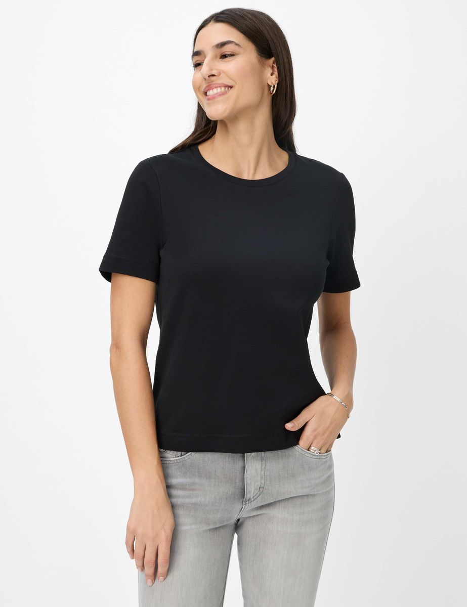 Klassisches T-Shirt aus Interlock-Jersey